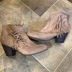 Free Brown booties free with purchase of $40+
